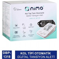 Nimo Kol Tipi Otomatik Dijital Tansiyon Aleti Dbp-1318 Nimo Kol Tipi Otomatik Dijital Tansiyon Aleti Dbp-1318
