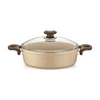 Gülsan Safran 30 CM Basık Granit Tencere Gülsan Safran 30 CM Basık Granit Tencere