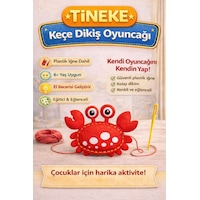 Tineke 1 Adet 3 Yaş Çocuklar Için Eğitici Oyuncak Kendin Yap Montessori Keçe Dikiş El Sanatları Seti Yengeç Tineke 1 Adet 3 Yaş Çocuklar Için Eğitici Oyuncak Kendin Yap Montessori Keçe Dikiş El Sanatları Seti Yengeç