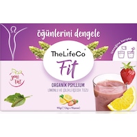The LifeCo Organik Karnıyarık Otu Limonlu ve Çilekli İçecek Tozu 15'li