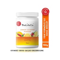 TheLifeCo Lemon Cayenne - Limonlu Acı Biberli İçecek Tozu 150 G TheLifeCo Lemon Cayenne - Limonlu Acı Biberli İçecek Tozu 150 G