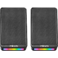 Mikado MD-178 2.0 3W 2 Siyah RGB Aydınlatmalı USB + 3.5 MM USB 5V Hoparlör Mikado MD-178 2.0 3W 2 Siyah RGB Aydınlatmalı USB + 3.5 MM USB 5V Hoparlör