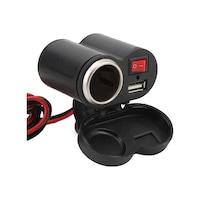 Powermaster Pm-20493 Dc 12-45v Motosiklet Çakmaklık Usb Şarj Soketi Su Geçirmez Kapaklı Powermaster Pm-20493 Dc 12-45v Motosiklet Çakmaklık Usb Şarj Soketi Su Geçirmez Kapaklı