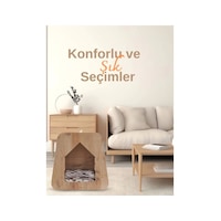 Caramel 30 50 Kedi Köpek Evi Yıkanabilir Kumaş Minderi Ile Beraber Caramel 30 50 Kedi Köpek Evi Yıkanabilir Kumaş Minderi Ile Beraber