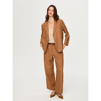 %100 Keten Astarsız Blazer Ceket S26ckt015 Us26ckt01535 Camel %100 Keten Astarsız Blazer Ceket S26ckt015 Us26ckt01535 Camel