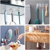 Mucit Home 10lu Paket- Pratik Çok Amaçlı Güçlü Şeffaf Duvar Askısı Yapışkan Mutfak Banyo Askı Çok Renkli Mucit Home 10lu Paket- Pratik Çok Amaçlı Güçlü Şeffaf Duvar Askısı Yapışkan Mutfak Banyo Askı Çok Renkli