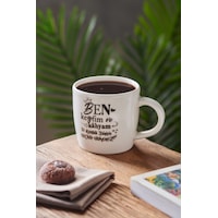 Kütahya Porselen Canım Kendim Bone Mug 350 Cc 885990 Çok Renkli Kütahya Porselen Canım Kendim Bone Mug 350 Cc 885990 Çok Renkli
