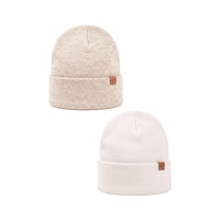 Sayzen Your Shine Unisex Basic Katlamalı 2'li Bere Set Stone-beyaz Sayzen Your Shine Unisex Basic Katlamalı 2'li Bere Set Stone-beyaz