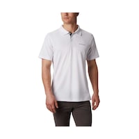 Columbia Utilizer Erkek Kısa Kollu Polo T-Shirt Beyaz