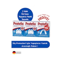 Protefix Diş Protezleri Için Yapıştırıcı Yastık 2 Üst Çene Alana 1 Alt Çene Hediye Protefix Diş Protezleri Için Yapıştırıcı Yastık 2 Üst Çene Alana 1 Alt Çene Hediye
