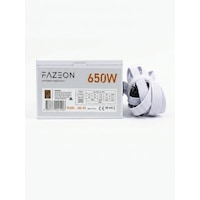 Fazeon P1a650b 650w 80+ Bronze Psu Power Supply Güç Kaynağı Beyaz Fazeon P1a650b 650w 80+ Bronze Psu Power Supply Güç Kaynağı Beyaz