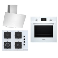 Bosch HBF512BW1T - POP7C2P30O - DWK64PJ20T Ankastre Set Bosch HBF512BW1T - POP7C2P30O - DWK64PJ20T Ankastre Set