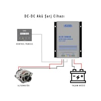Havensis Tek Yönlü Dc-dc 12v / 24v 40a Akü Şarj Cihazı Alternatörden Akü Şarjı Karavan, Tekne, Araç Havensis Tek Yönlü Dc-dc 12v / 24v 40a Akü Şarj Cihazı Alternatörden Akü Şarjı Karavan, Tekne, Araç