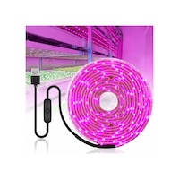 Plentiful Ev Bitkileri İçin Tam Spektrum Grow Led Şerit Usb 2m Pembe Plentiful Ev Bitkileri İçin Tam Spektrum Grow Led Şerit Usb 2m Pembe