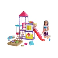 Barbie Skipper Tırman ve Keşfet Kaydıraklı. Salıncaklı Ve Barbie Skipper Tırman ve Keşfet Kaydıraklı. Salıncaklı Ve