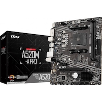 MSI A520M-A Pro AMD A520 4600 MHz (OC) DDR4 Soket AM4 mATX Anakart MSI A520M-A Pro AMD A520 4600 MHz (OC) DDR4 Soket AM4 mATX Anakart