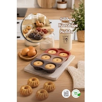 Porsima 30010-1 Silikon Göbekli Muffin Kalıbı 6'lı Yapışmaz Kek Ve Cupcake Kalıbı Diğer Porsima 30010-1 Silikon Göbekli Muffin Kalıbı 6'lı Yapışmaz Kek Ve Cupcake Kalıbı Diğer
