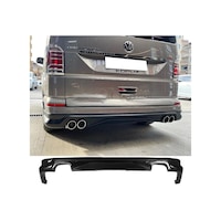 Vw Transporter T7 Abt Arka Ek Plastik Siyah Difüzör Arka-bodykit-ek-karlık Vw Transporter T7 Abt Arka Ek Plastik Siyah Difüzör Arka-bodykit-ek-karlık