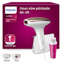 Philips Lumea 7000 Serisi BRI924/00 IPL Tüy Alma,Yüz Temizleme Cihazı, Vücut ve Yüz, 2 Başlık, Çanta Philips Lumea 7000 Serisi BRI924/00 IPL Tüy Alma,Yüz Temizleme Cihazı, Vücut ve Yüz, 2 Başlık, Çanta