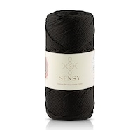 Sensy 1.5 Mm - 100 Gr Polyester Makrome Ipi Siyah 150 M Polyester Makrome Ip Supla Ip Ve Çanta Ipliği Sensy 1.5 Mm - 100 Gr Polyester Makrome Ipi Siyah 150 M Polyester Makrome Ip Supla Ip Ve Çanta Ipliği