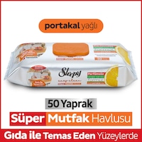 Sleepy Easy Clean Süper Yüzey Temizlik Mutfak Havlusu&mendili Portakal Yağlı 50 Yaprak Beyaz Sleepy Easy Clean Süper Yüzey Temizlik Mutfak Havlusu&mendili Portakal Yağlı 50 Yaprak Beyaz