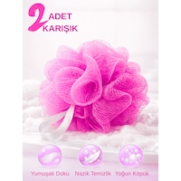 Beylini 2li Karışık Banyo Lifi Büyük Boy 35gr Vücut Duş Kesesi File Top Lif Peeling Etkili Hijyenik Temizlik Beylini 2li Karışık Banyo Lifi Büyük Boy 35gr Vücut Duş Kesesi File Top Lif Peeling Etkili Hijyenik Temizlik