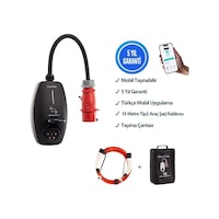 22kw V3 Türkçe Mobil Uygulama 5 Yıl Garanti 15 Metre Tip2 Araç Şarj Kablosu 22kw V3 Türkçe Mobil Uygulama 5 Yıl Garanti 15 Metre Tip2 Araç Şarj Kablosu