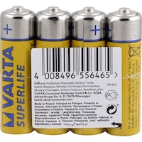 Varta Superlife 2006 Shrink AA Kalem Pil 4'lü Varta Superlife 2006 Shrink AA Kalem Pil 4'lü