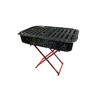 Mobilreyon Portatif Katlanabilir Ayaklı Emaye Mangal Ortaboy-53x35x10-yükseklik 45cm Kutulu Açık Kahverengi Mobilreyon Portatif Katlanabilir Ayaklı Emaye Mangal Ortaboy-53x35x10-yükseklik 45cm Kutulu Açık Kahverengi