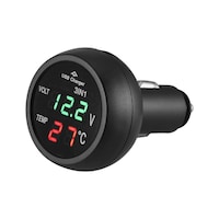 Oto Çakmaklık Usb Şarj Soketi Voltmetre Termometre 12/24V (483544352) Oto Çakmaklık Usb Şarj Soketi Voltmetre Termometre 12/24V (483544352)