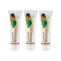 Farmasi Euro Fresh Whitening Aloe Veralı Misvaklı Beyazlatıcı Diş Macunu 3 x 112 G Farmasi Euro Fresh Whitening Aloe Veralı Misvaklı Beyazlatıcı Diş Macunu 3 x 112 G