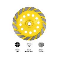 Dawreek Dt019cd 180mm Kalın Turbo Elmas Taşlama Diski Dawreek Dt019cd 180mm Kalın Turbo Elmas Taşlama Diski
