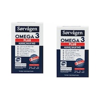 Sorvagen Omega 3 Plus Norveç Balık Yağı 60 Kapsül X 2 Adet Sorvagen Omega 3 Plus Norveç Balık Yağı 60 Kapsül X 2 Adet