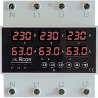 Rcon Rcv 05 Ev Tipi Trifaze Akım Voltaj Koruyucu 63 A Sigorta Rcon Rcv 05 Ev Tipi Trifaze Akım Voltaj Koruyucu 63 A Sigorta