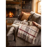 Livoras Home Dinarsu Cozy Life Pamuklu Tv Battaniyesi 130 X 170cm İnka Yeni Bordo Livoras Home Dinarsu Cozy Life Pamuklu Tv Battaniyesi 130 X 170cm İnka Yeni Bordo