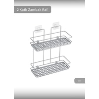 Jet's Home Mutfak Rafı Paslanmaz Banyo Rafı Baharatlık 2 Katlı Köşelik Şampuanlık Krom Gri Jet's Home Mutfak Rafı Paslanmaz Banyo Rafı Baharatlık 2 Katlı Köşelik Şampuanlık Krom Gri