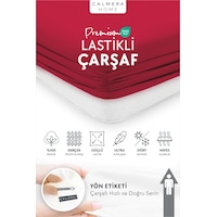 Calmera | %100 Pamuk Penye Lastikli Çarşaf | Tek Kişilik Calmera | %100 Pamuk Penye Lastikli Çarşaf | Tek Kişilik