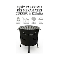 Desenli Bahçe Ateş Çukuru Mangal - Outdoor Şömine Izgaralı 2'si Bir Arada Mangal Ateş Çukuru Diğer Desenli Bahçe Ateş Çukuru Mangal - Outdoor Şömine Izgaralı 2'si Bir Arada Mangal Ateş Çukuru Diğer