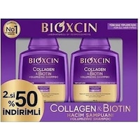 Bioxcin Collagen Biotin Ekstra Hacim Dolgunlaştırıcı Şampuan 2 x 300 ML Bioxcin Collagen Biotin Ekstra Hacim Dolgunlaştırıcı Şampuan 2 x 300 ML