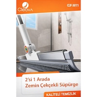 Cleova 2 İn 1 Çekpas Kauçuk Fırça Paspas Mop Cleova 2 İn 1 Çekpas Kauçuk Fırça Paspas Mop
