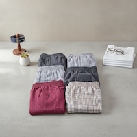 Bonbon Erkek 6'lı Paket Karışık Renk Dokuma Kumaş Boxer 001-005 0070-no:5bb2652 Çok Renkli Bonbon Erkek 6'lı Paket Karışık Renk Dokuma Kumaş Boxer 001-005 0070-no:5bb2652 Çok Renkli
