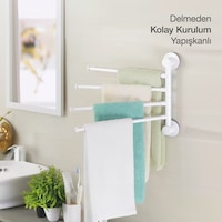 Ecoco Banyo Ve Mutfak Havlu Tutucu Beyaz Ecoco Banyo Ve Mutfak Havlu Tutucu Beyaz