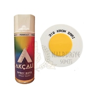 Akçalı Krom Sarı Sprey Boya 316 Akçalı Krom Sarı Sprey Boya 316