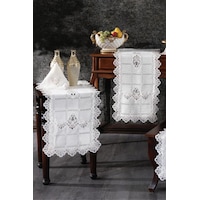 Sahra 5 Parça Salon Takımı Krem Krem Sahra 5 Parça Salon Takımı Krem Krem