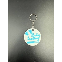 Baby Shower Erkek Anahtarlık 10 Adet Beyaz - Mavi Baby Shower Erkek Anahtarlık 10 Adet Beyaz - Mavi