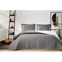 Özdilek Yatak Örtüsü.nakışlı Square Antrasit 180x250 Özdilek Yatak Örtüsü.nakışlı Square Antrasit 180x250
