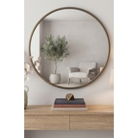 Eskitme Metal Çerçeveli Yuvarlak Ayna 70 Cm Eskitme Metal Çerçeveli Yuvarlak Ayna 70 Cm