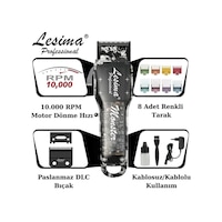 Ls-1000 Monster 10.000 Rpm Serisi Professional Model Saç Sakal Tıraş Makinesi Ls-1000 Monster 10.000 Rpm Serisi Professional Model Saç Sakal Tıraş Makinesi