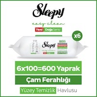 Sleepy Pine Yüzey Temizlik Havlusu Mendili Çam Ferahlığı 6x100 (600 Yaprak) Sleepy Pine Yüzey Temizlik Havlusu Mendili Çam Ferahlığı 6x100 (600 Yaprak)