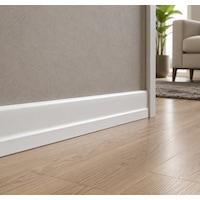 Laminant Parke Süpürgelik L Model 6cm Lake Beyaz 501